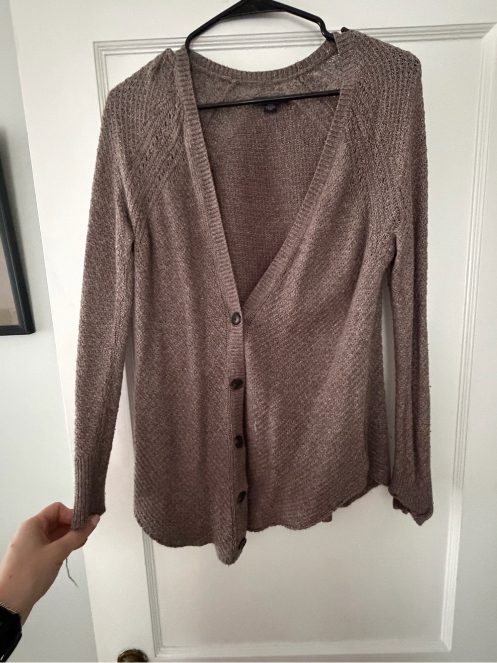 American Eagle Brown Cardigan- Size Medium